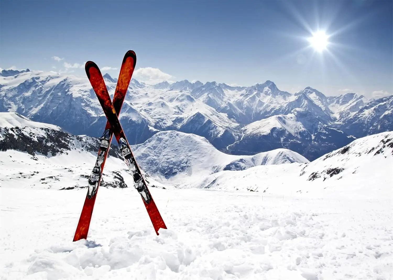 Alps White Snow Mountain Summi - Outdoor Sport Background recension och pris
