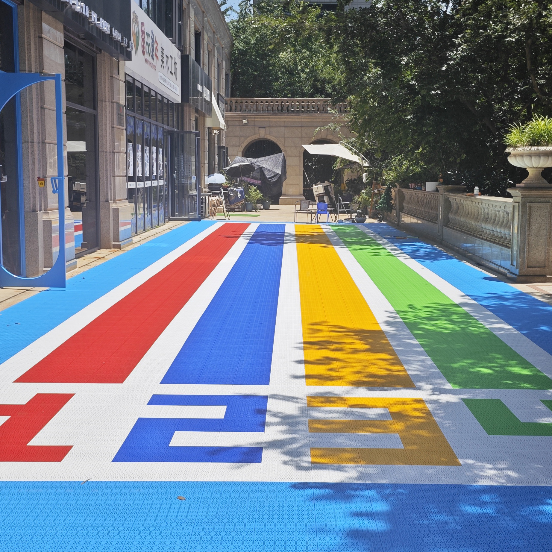 Modern Outdoor Sport Court Til - Outdoor Sport Court Tiles recension och pris