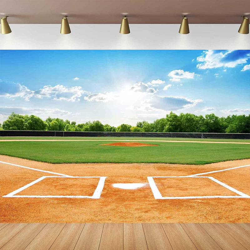 Baseball Field Photography Bac - Outdoor Sport Background recension och pris