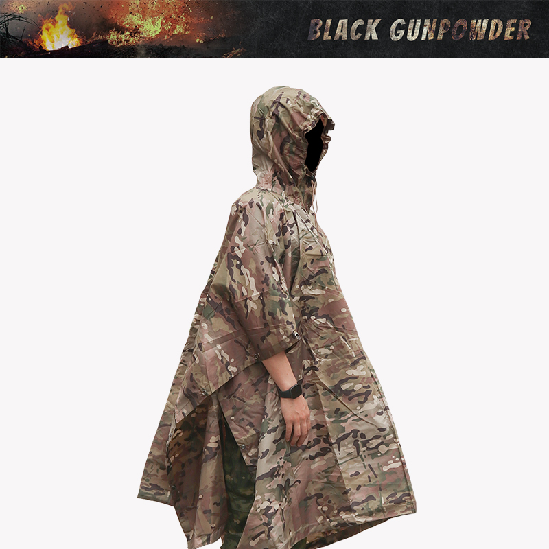 Blue Camouflage Raincoat BG Mu - Outdoor Und Sport recension och pris