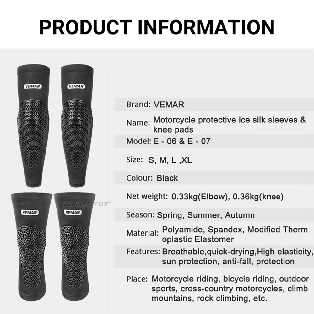VEMAR Breathable Anti-fall Mot - Mtb Elbow Pad recension och pris