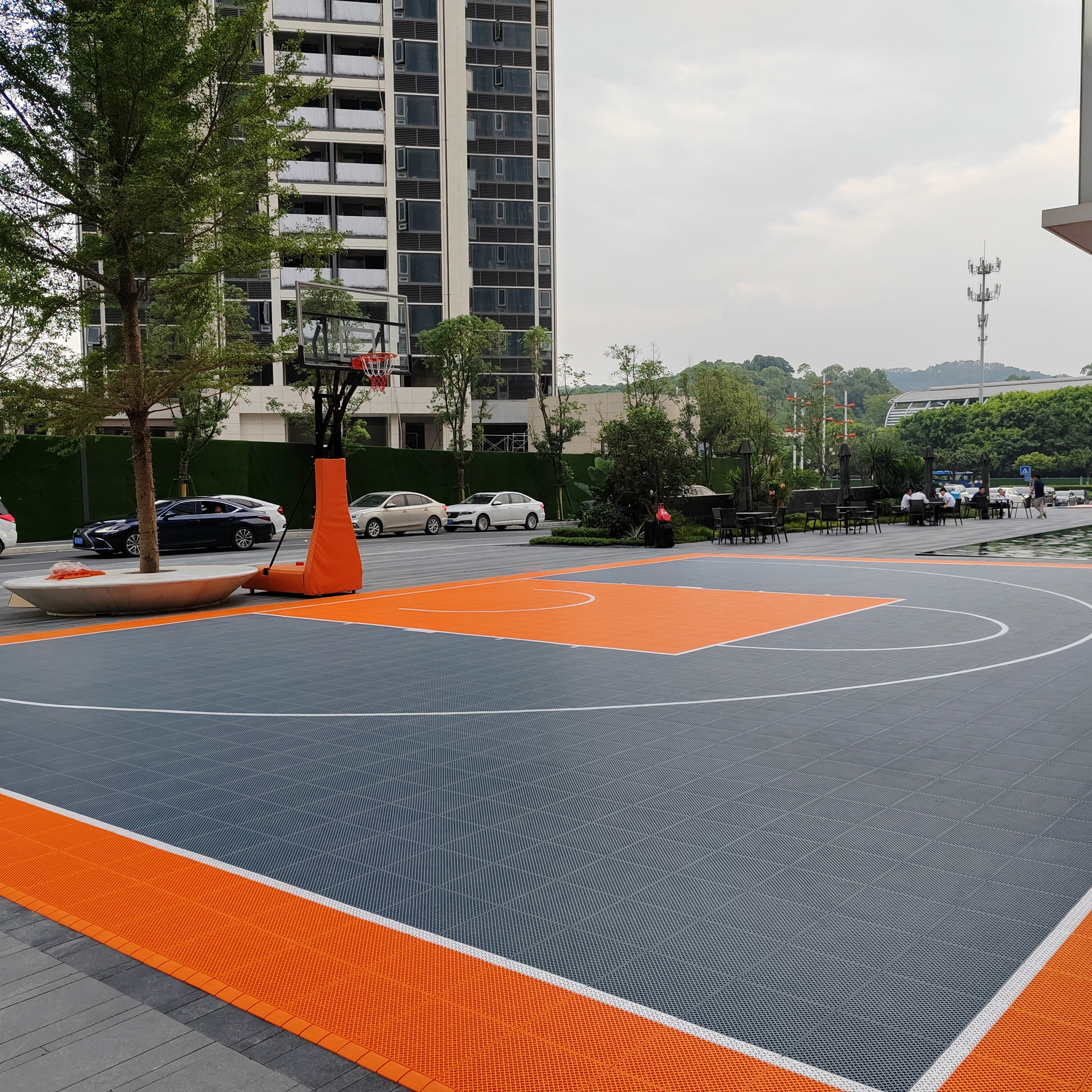 OEM Customized Indoor/Outdoor  - Outdoor Sport Court Tiles recension och pris