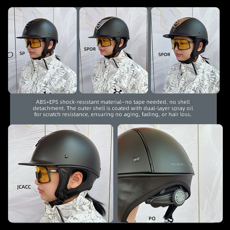 Summer Breathable Protective E - Equestrian Helmet recension och pris