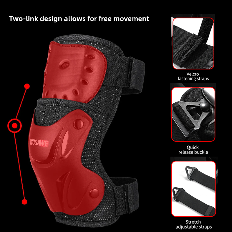 WOSAWE Adult MTB Motorcycle Kn - Mtb Elbow Pad recension och pris