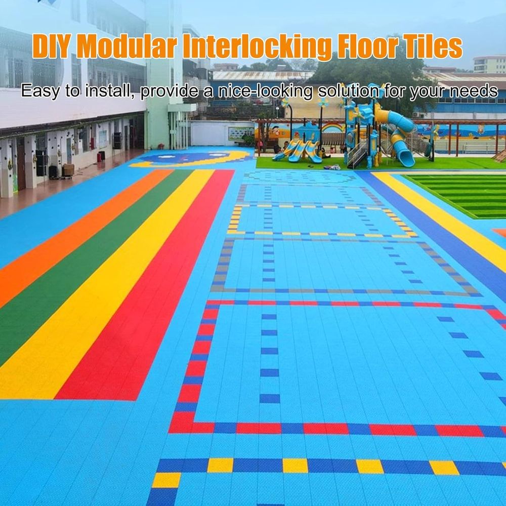 12 Outdoor Interlocking Floor  - Outdoor Sport Court Tiles recension och pris