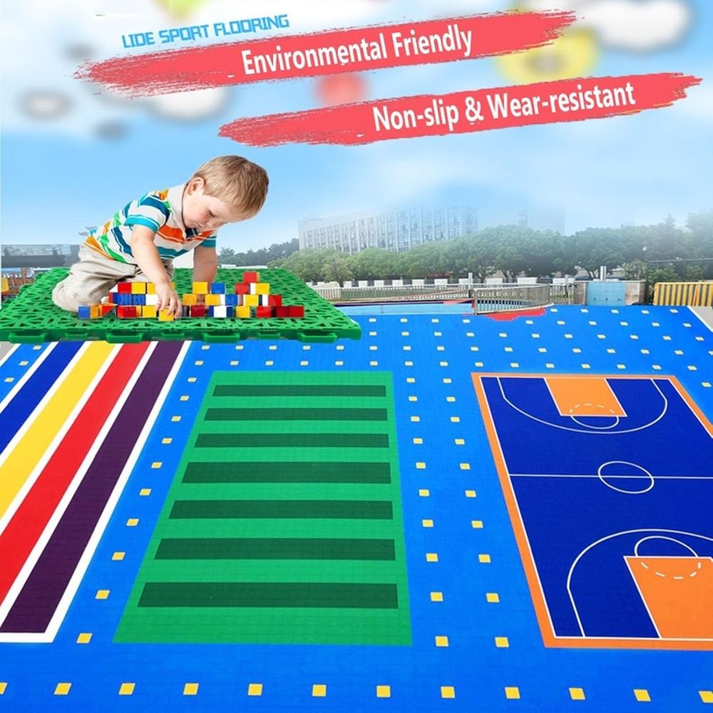 12 Outdoor Interlocking Floor  - Outdoor Sport Court Tiles recension och pris