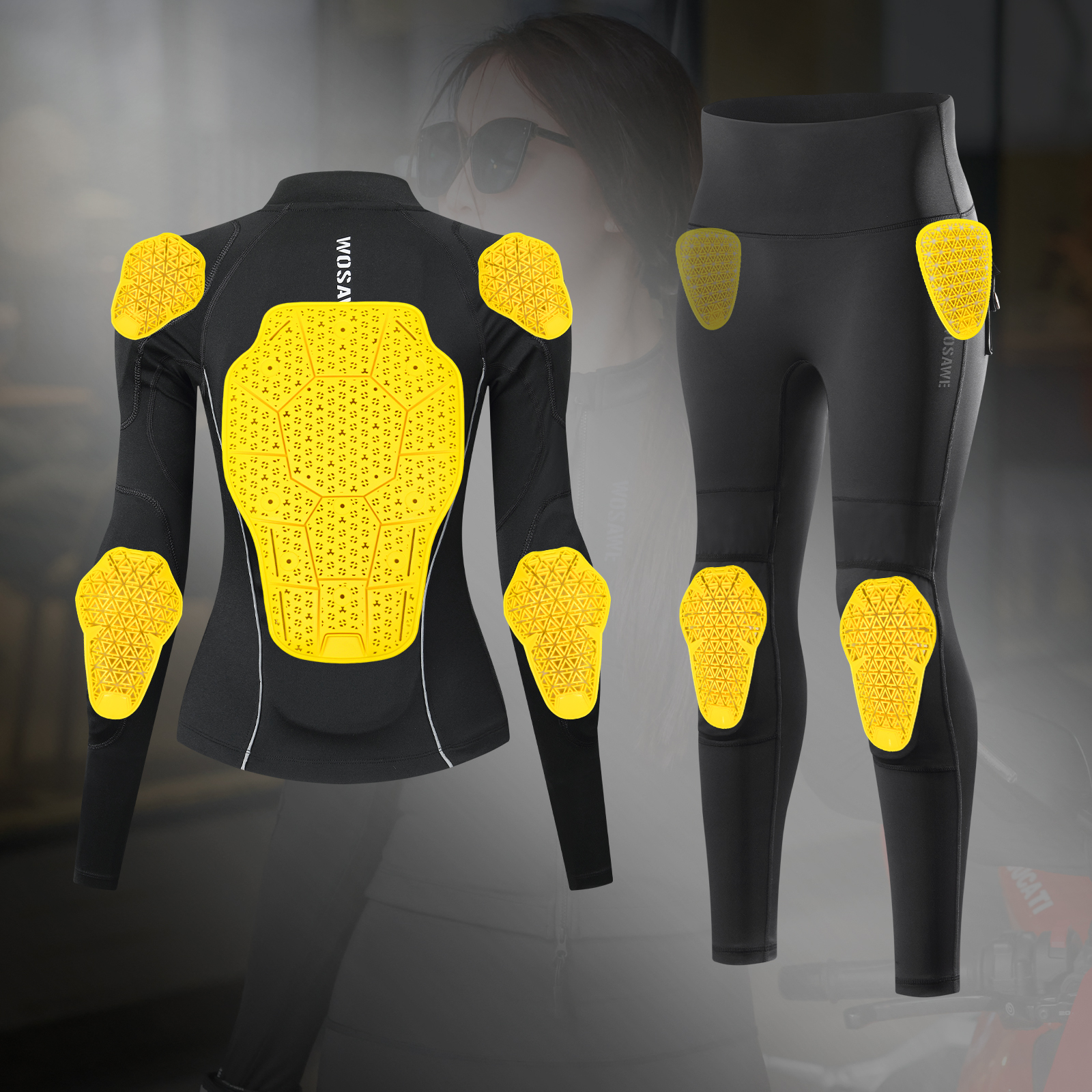 WOSAWE Summer Breathable Motor - Mtb Elbow Pad recension och pris